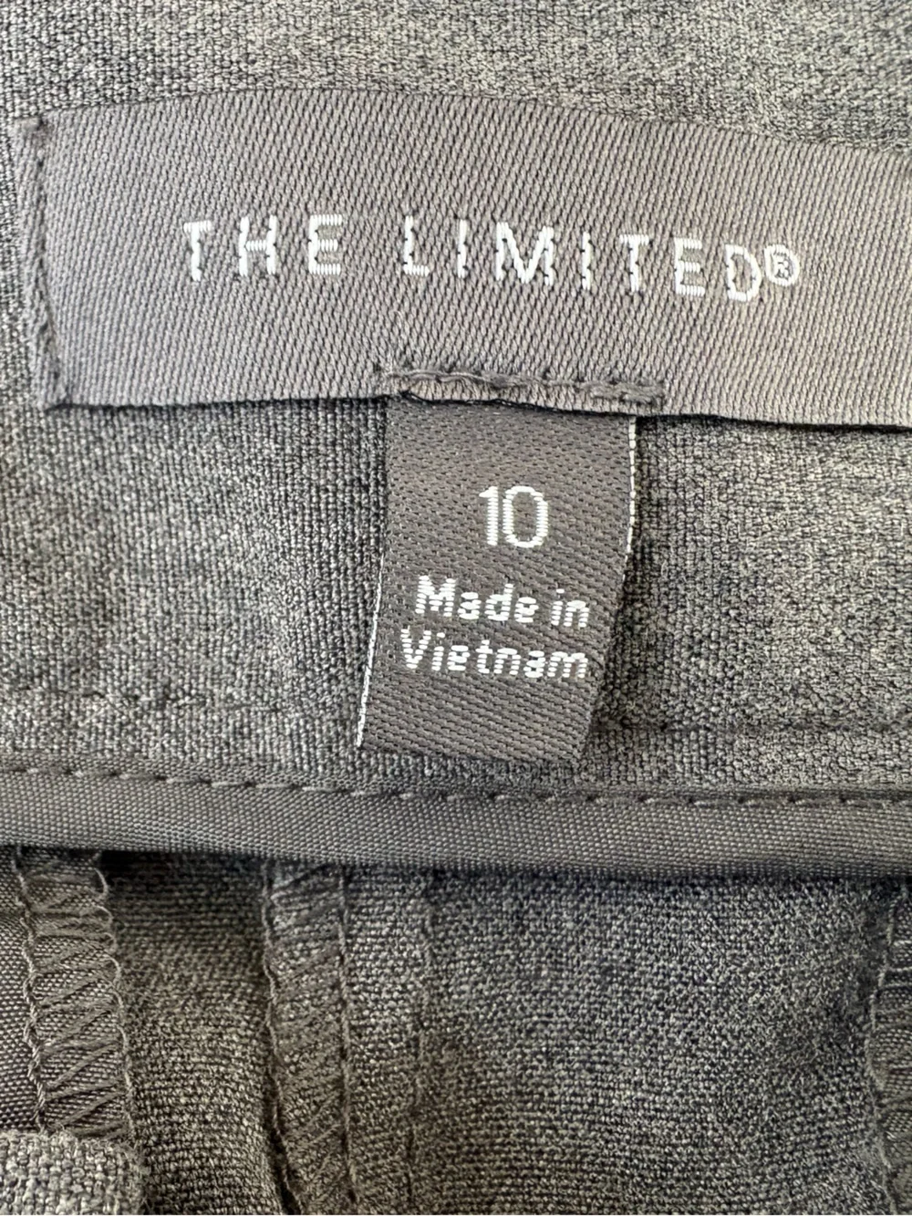 NWT The Limited Lexie Gray Classic Dress Pants Straight Classic Relaxed Fit 10